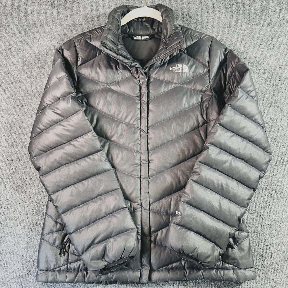 The North Face 550 Goose Down‎ Jacket Women's S/P Black Puffer Light Outerwear